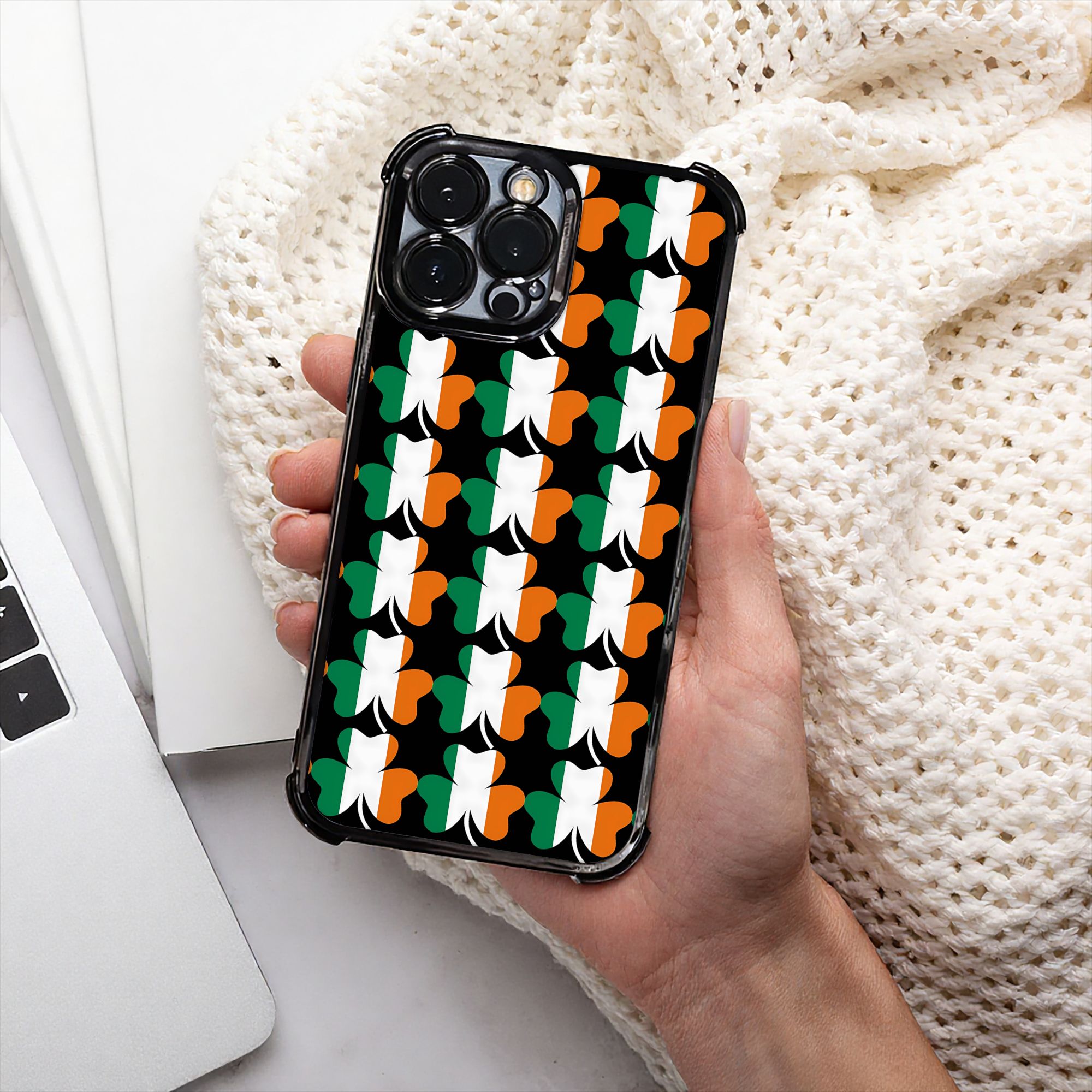Phone Cases Ireland - 아일랜드 국기 샴록 폰 케이스 성