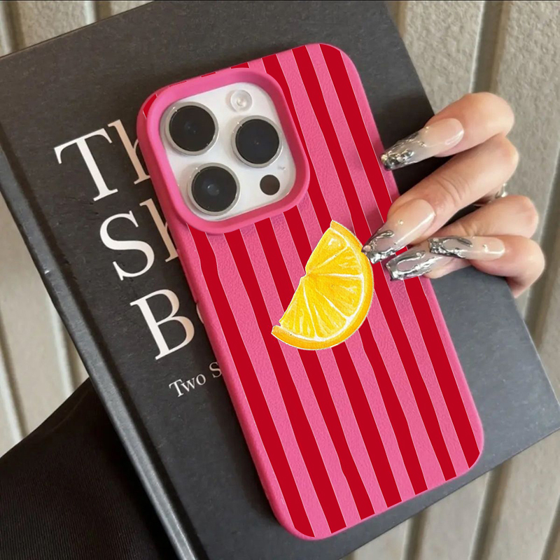 Phone Cases Otterbox - 패션 레몬 패턴 TPU 실리콘 폰
