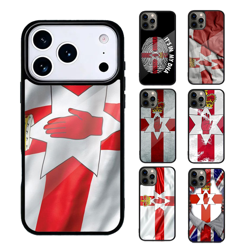Phone Cases Ireland - 실크 플래그 북아일랜드 폰 케이스 아이폰