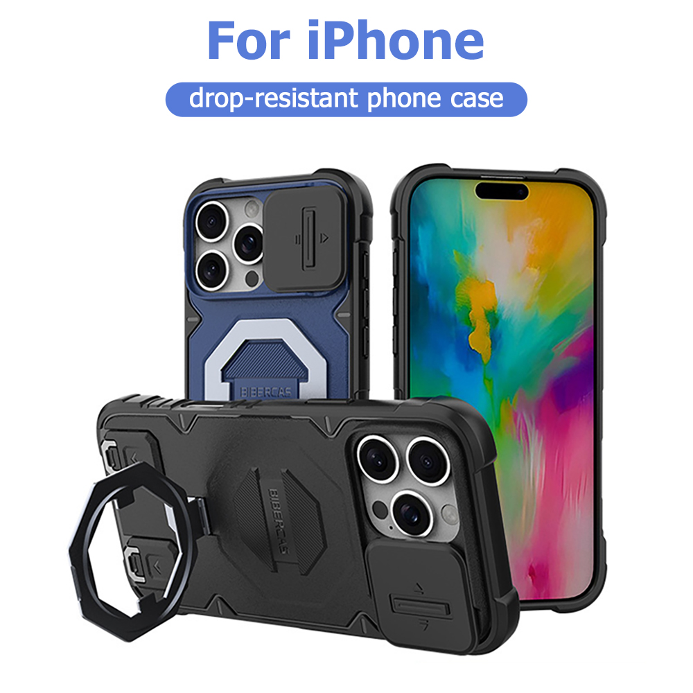 Phone Cases With Loop - 링 킥스탠드 마그네틱 폰 케이스 (애플