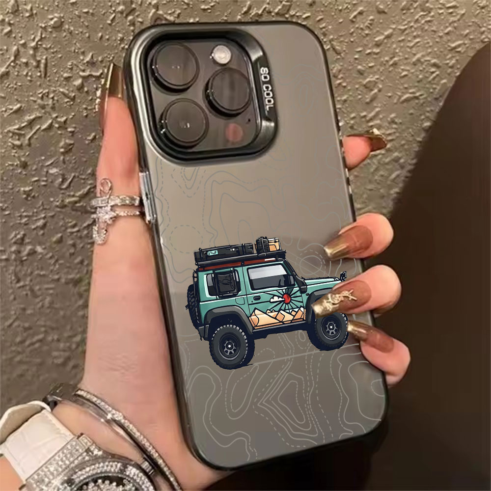 Phone Cases Otterbox - 심플 자동차 패턴 폰 케이스 아이폰