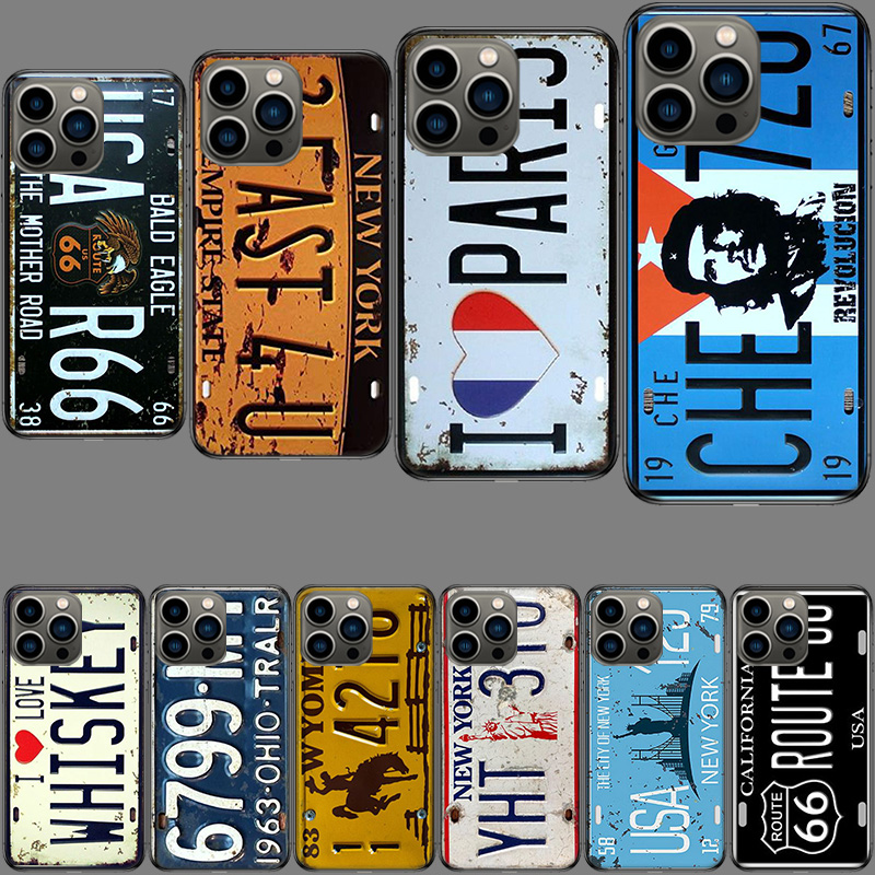 Phone Cases York - 뉴욕 번호판 디자인 아이폰 케이스 (아이폰