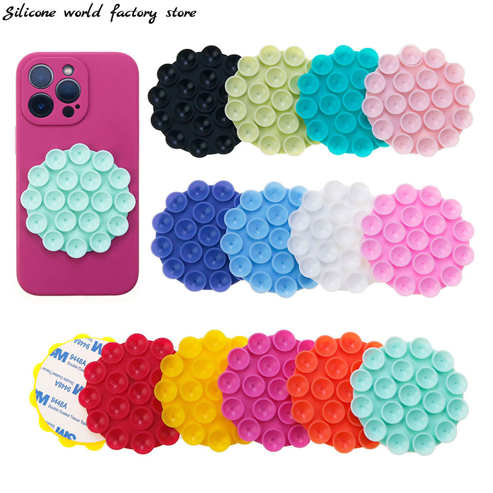 Phone Cases Rubber - 실리콘 세계 라운드 실리콘 흡입 컵