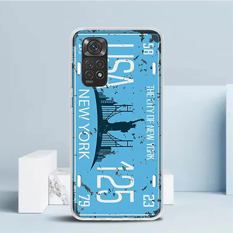 뉴욕 번호판 디자인 샤오미 레드미 노트 15 14 14 - Phone Cases York 리뷰 및 가격