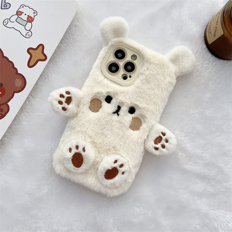 한국 3D 만화 곰돌이 푹신한 봉제 커플 폰 케이스 아 - Phone Cases Iphone 17 리뷰 및 가격