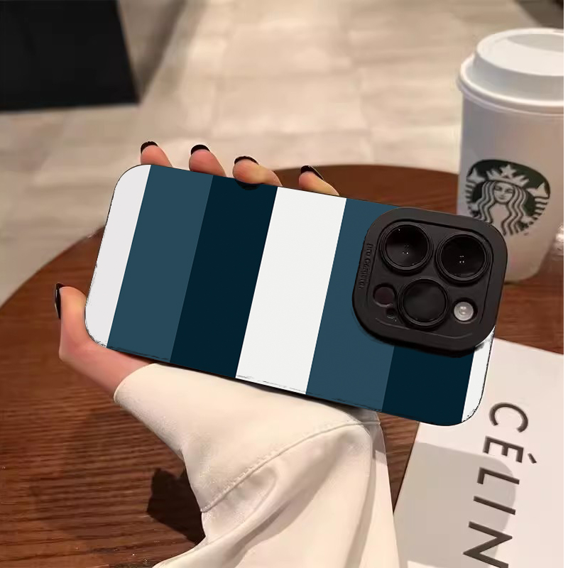 블루 화이트 스트라이프 패턴 폰 케이스 삼성 갤럭시 S - Phone Cases Blue 리뷰 및 가격