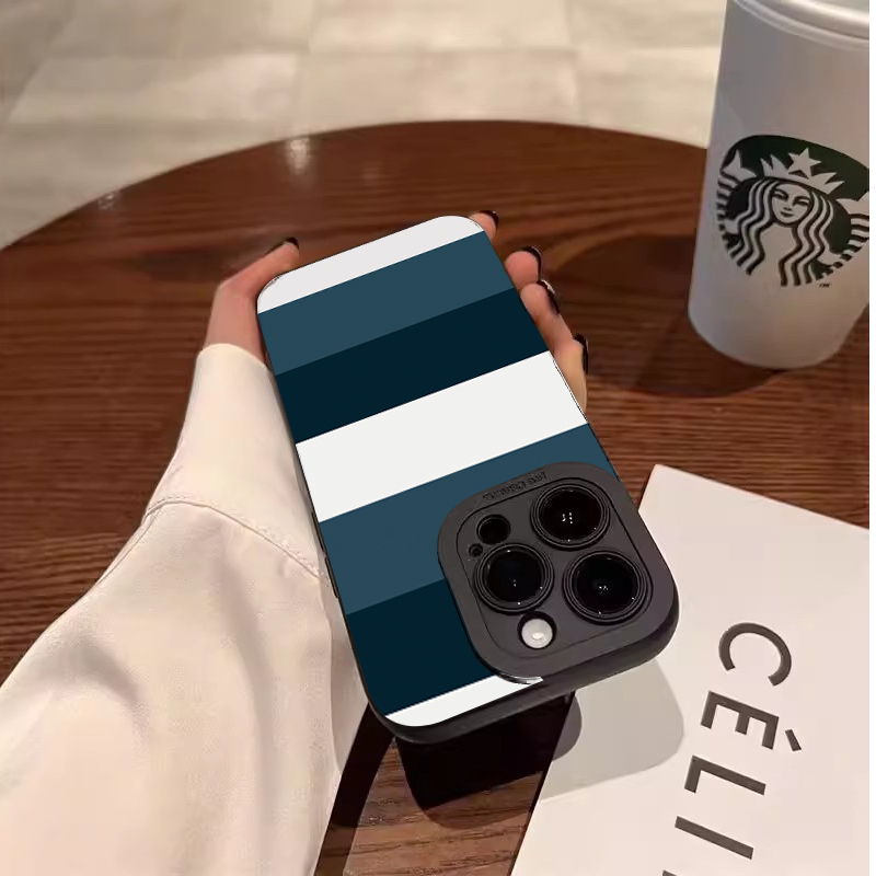 블루 화이트 스트라이프 패턴 폰 케이스 삼성 갤럭시 S - Phone Cases Blue 리뷰 및 가격