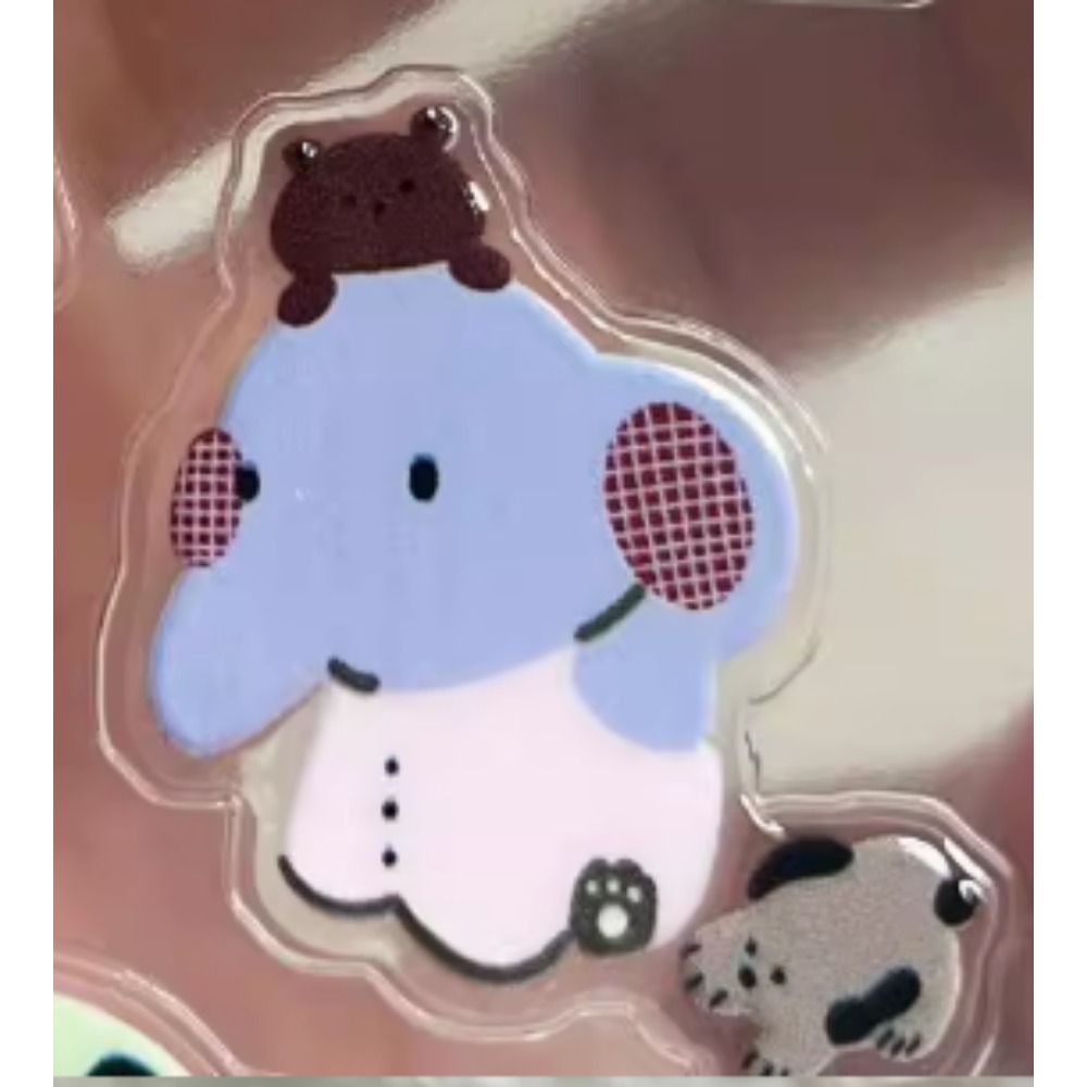 INS 스타일 귀여운 고양이 코끼리 젤리 스티커 DIY - Phone Cases Rubber 리뷰 및 가격