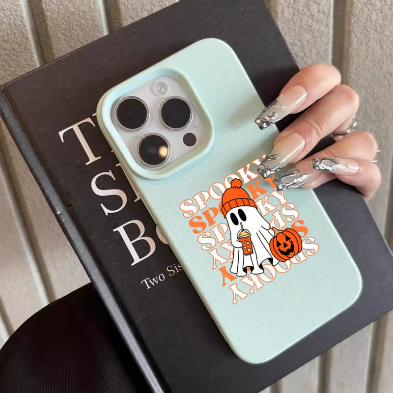 귀여운 할로윈 유령 호박 패턴 아이폰 18 17 16  - Phone Cases Cute 리뷰 및 가격