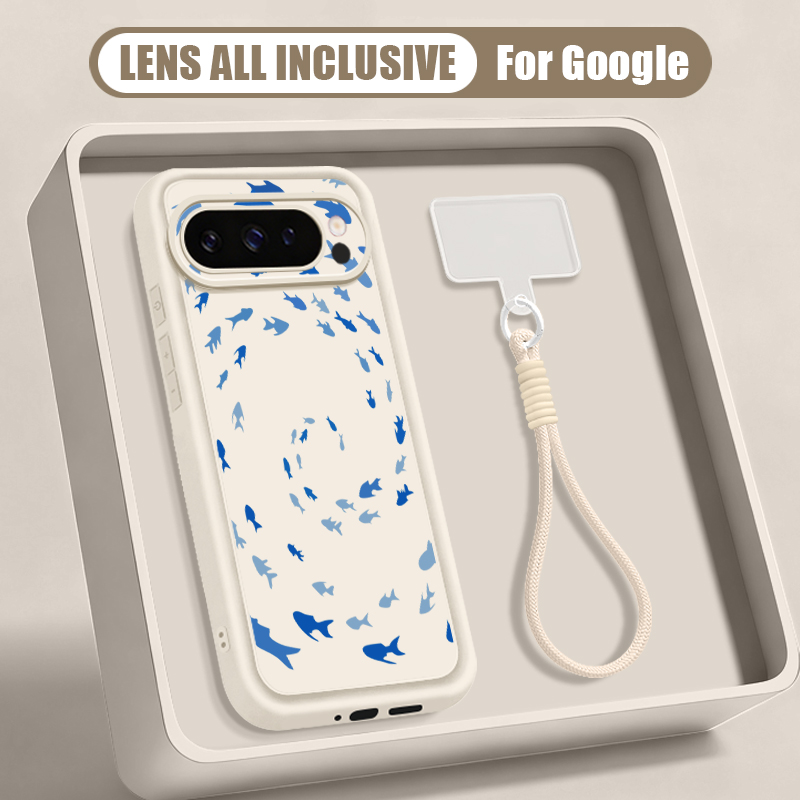  혹등고래 프린트 손목 스트랩 끈 케이스 (구글 픽셀  - Phone Cases Pixel 9A 리뷰 및 가격