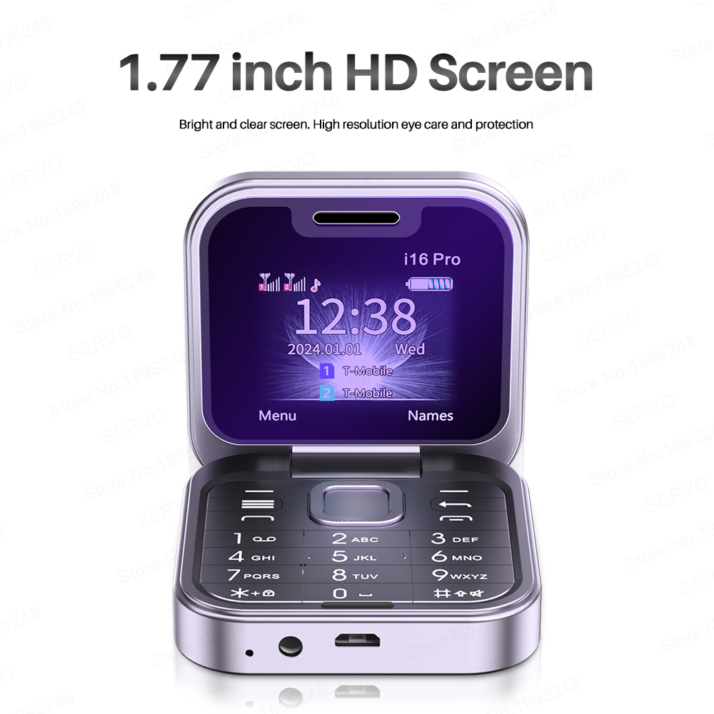 SERVO 2025 신형 미니 플립 휴대폰 FM 라디오 - Phone Cases Verizon 리뷰 및 가격