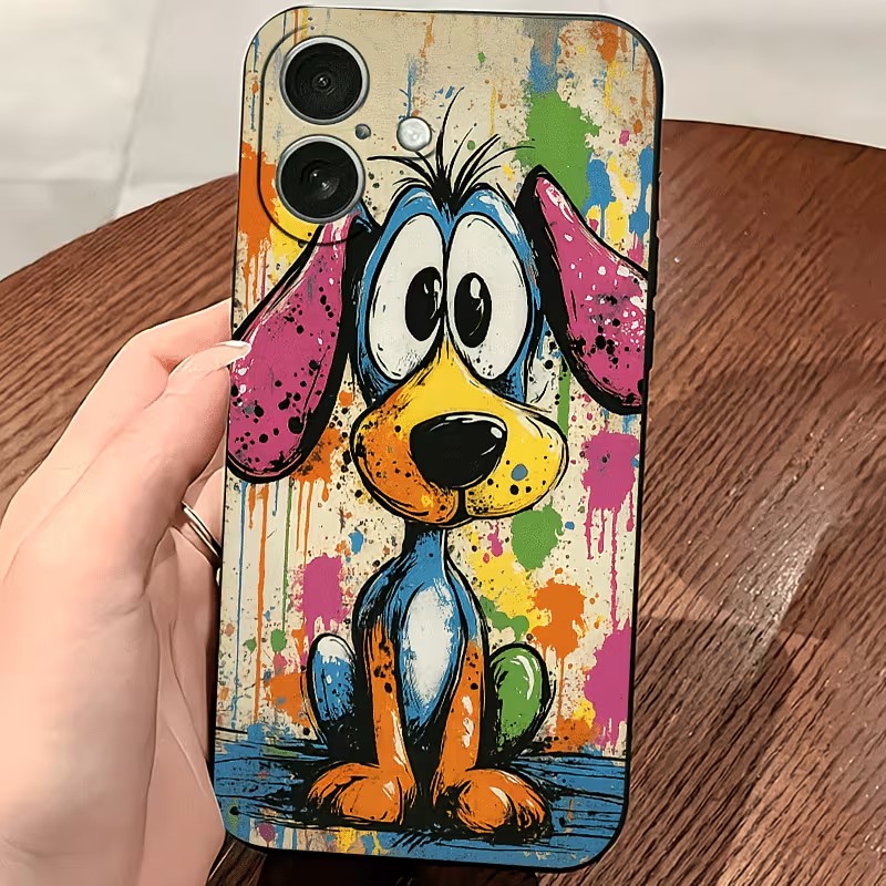 그래피티 컬러 강아지 TPU 폰 케이스 (아이폰 17, - Phone Cases Otterbox 리뷰 및 가격