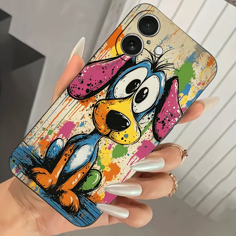 그래피티 컬러 강아지 TPU 폰 케이스 (아이폰 17, - Phone Cases Otterbox 리뷰 및 가격