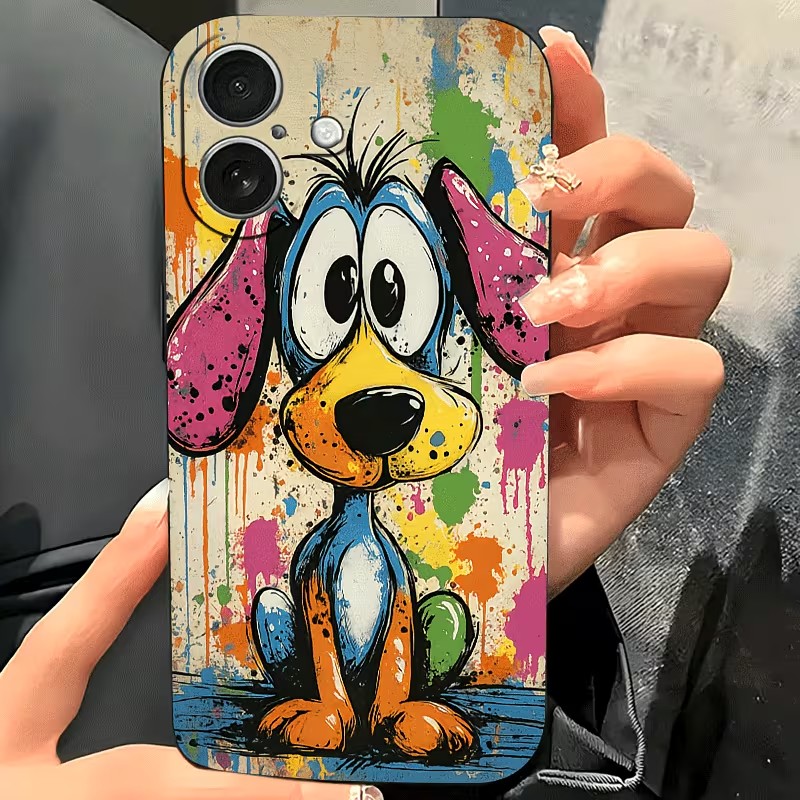 그래피티 컬러 강아지 TPU 폰 케이스 (아이폰 17, - Phone Cases Otterbox 리뷰 및 가격