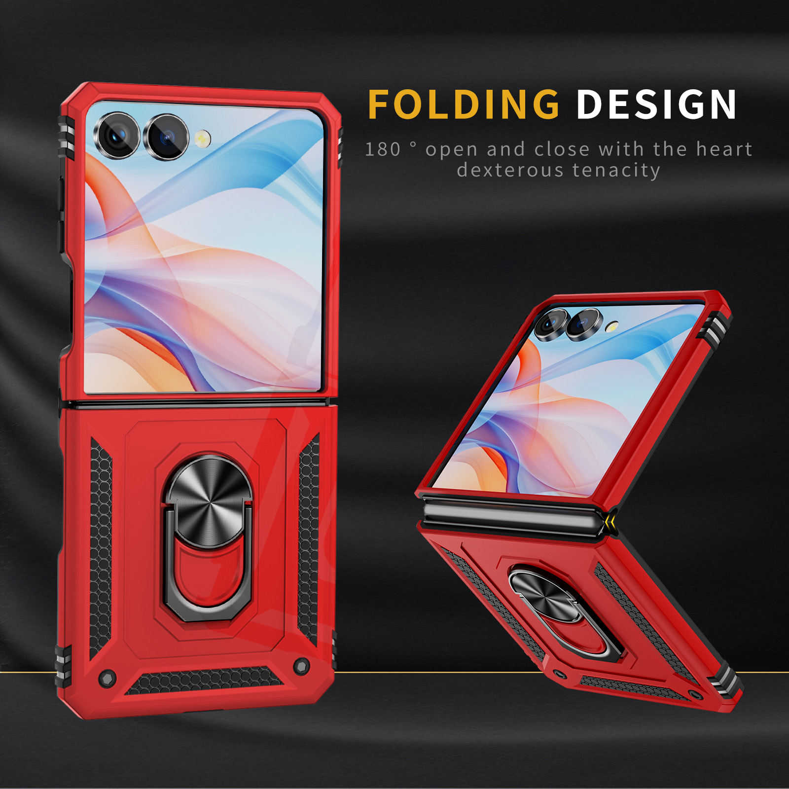 삼성 갤럭시 Z 플립 7용 밀리터리 등급 충격 방지 폰 - Ring Stand Case 리뷰 및 가격