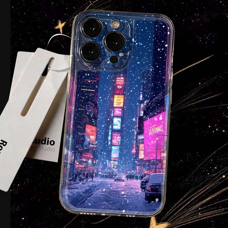 뉴욕시 야경 투명 충격 방지 폰 케이스 (아이폰 17  - Phone Cases York 리뷰 및 가격
