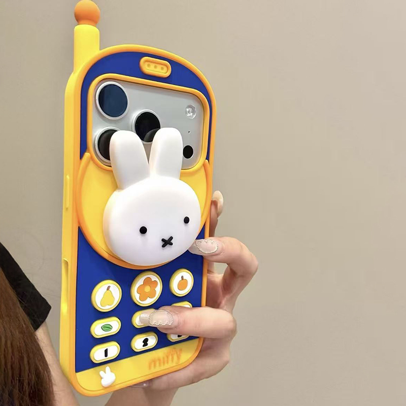 귀여운 미피 레트로 브릭 모바일 폰 케이스 아이폰17  - Phone Cases Rubber 리뷰 및 가격