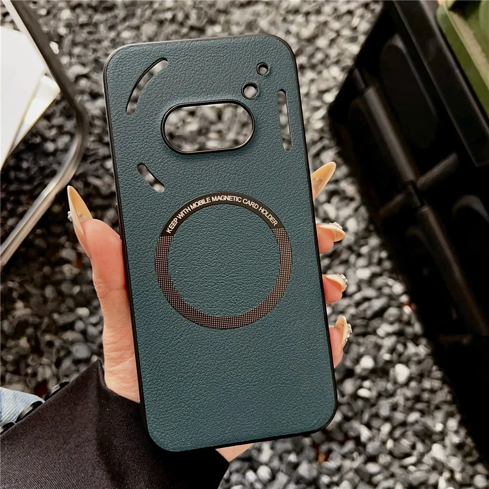 럭셔리 비즈니스 PU 가죽 Magsafe 마그네틱 폰  - Phone Cases Nothing 3A 리뷰 및 가격