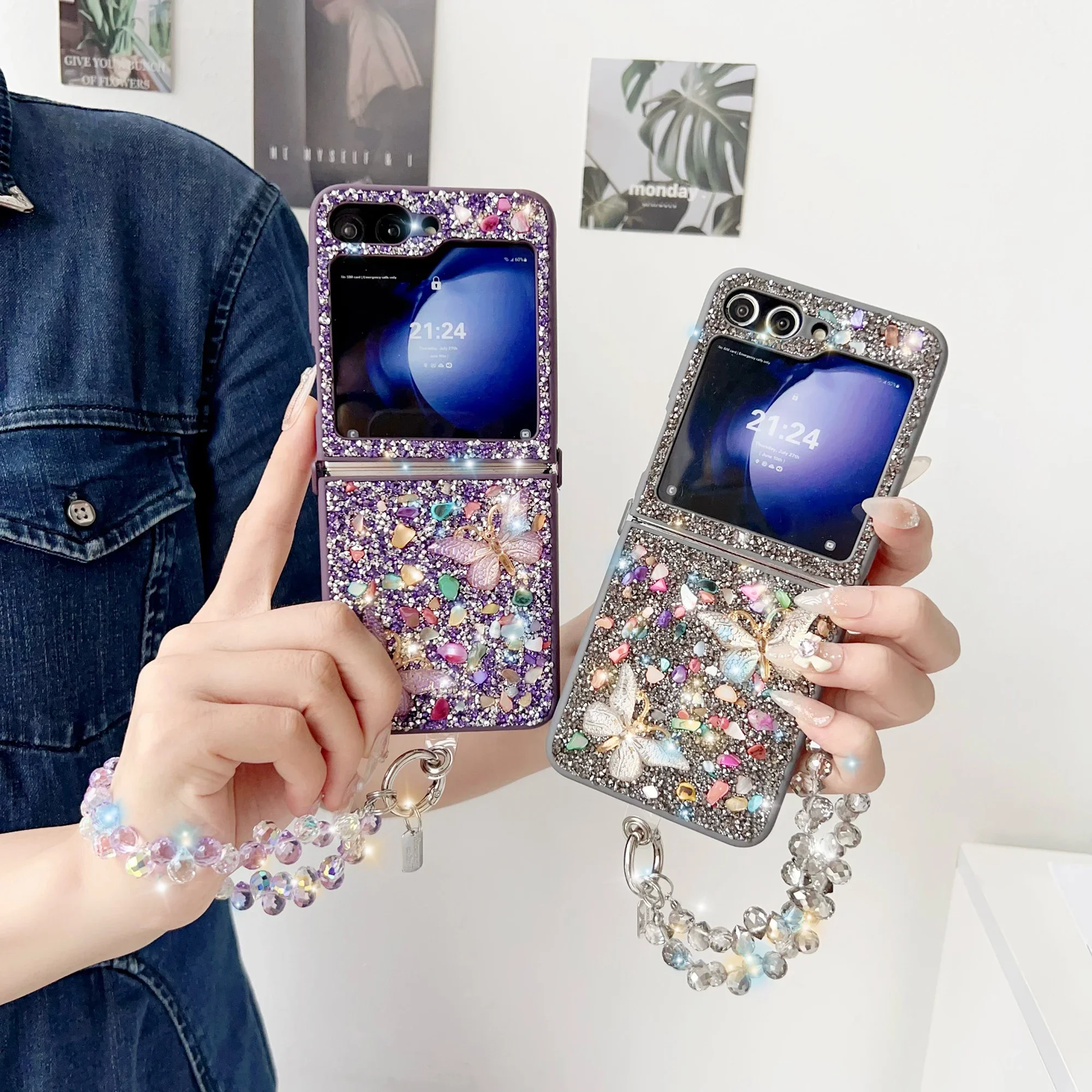 삼성 갤럭시 Z 플립 7 6 5 4 3 플립7 플립6  - Phone Cases With Loop 리뷰 및 가격