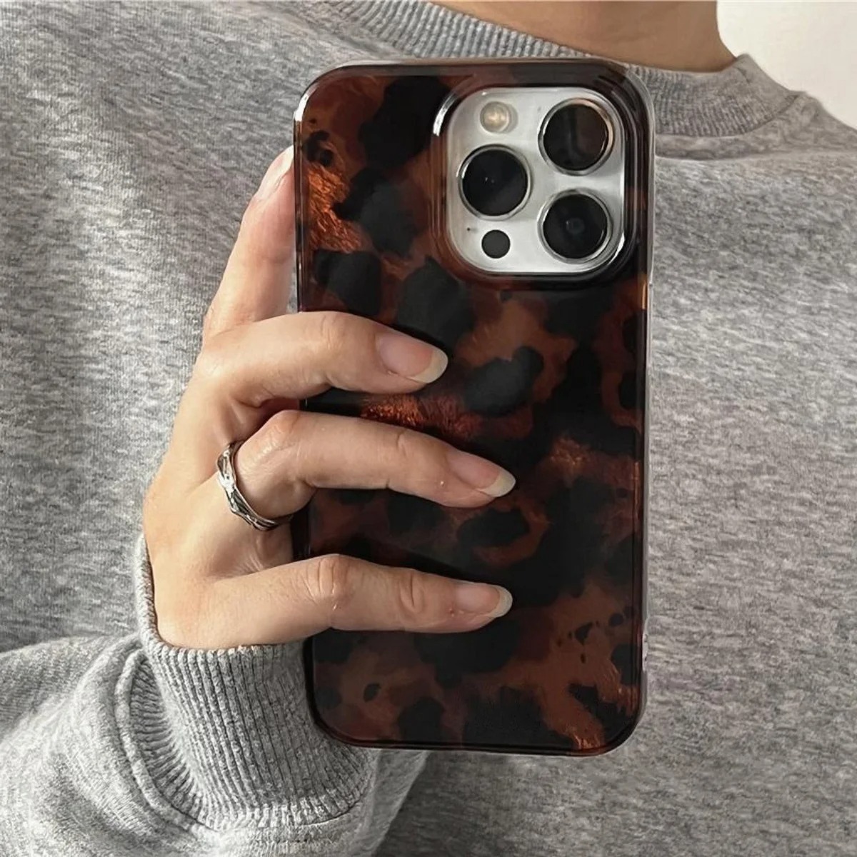 레트로 앰버 텍스처 레이저 폰 케이스 (아이폰 16,  - Phone Cases Otterbox 리뷰 및 가격