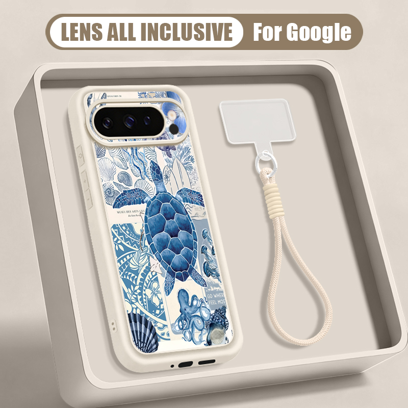 바다거북 프린트 손목 스트랩 끈 케이스 (구글 픽셀 1 - Phone Cases Pixel 9A 리뷰 및 가격