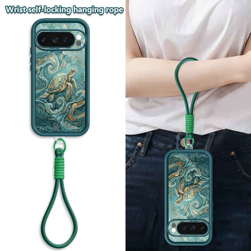 바다거북 프린트 손목 스트랩 끈 케이스 (구글 픽셀 1 - Phone Cases Pixel 9A 리뷰 및 가격