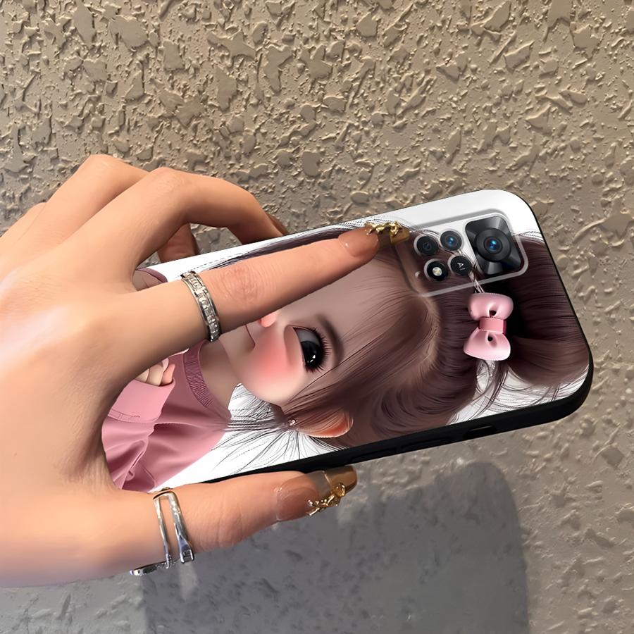만화 소녀 패턴 푼다 폰 커버 케이스 (샤오미 레드미  - Phone Cases Xiaomi 리뷰 및 가격