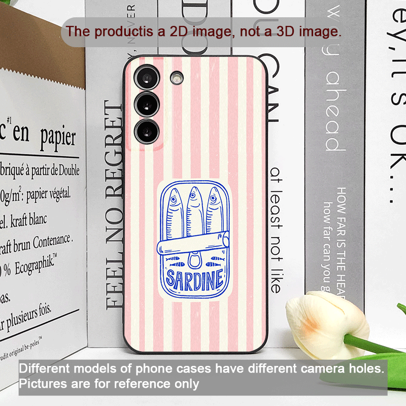 귀여운 스트라이프 무늬 정어리 색깔 물고기 재미있는 O - Phone Cases Cute 리뷰 및 가격