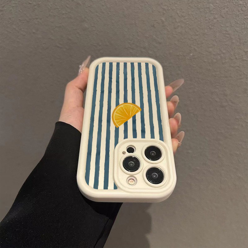 줄무늬 레몬 슬라이스 패턴 아이폰 17 16 15 14 - Phone Cases Otterbox 리뷰 및 가격