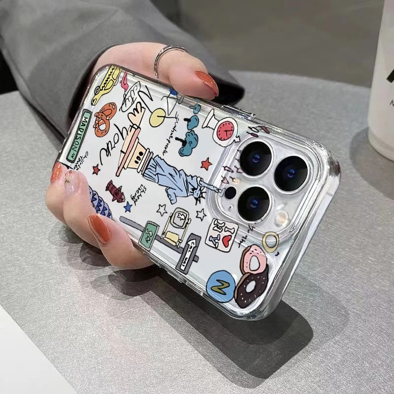 귀여운 뉴욕시 그림 휴대폰 케이스 (아이폰 17, 16 - Phone Cases York 리뷰 및 가격