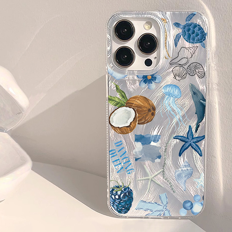 블루 오션 비치 충격 방지 폰 케이스 (샤오미 레드미  - Phone Cases Blue 리뷰 및 가격