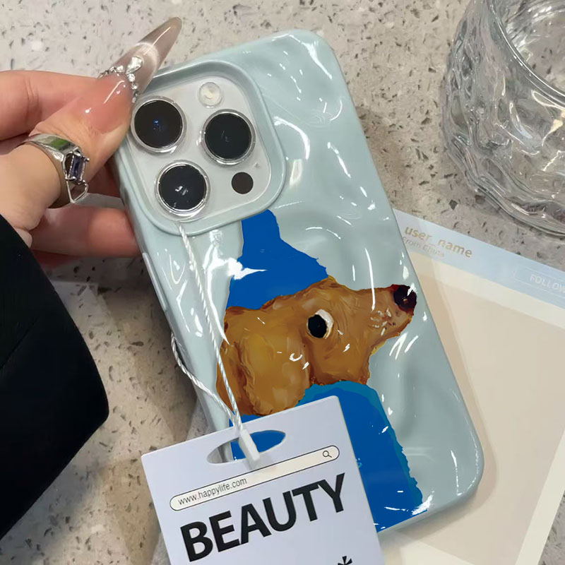 블루햇 퍼피 폴드 텍스처 소프트 실리콘 폰 케이스 (아 - Phone Cases Blue 리뷰 및 가격