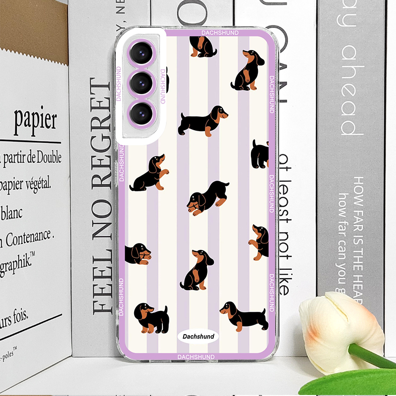 귀여운 닥스훈트 강아지 무늬 프린트 소프트 케이스, 삼 - Phone Cases Cute 리뷰 및 가격
