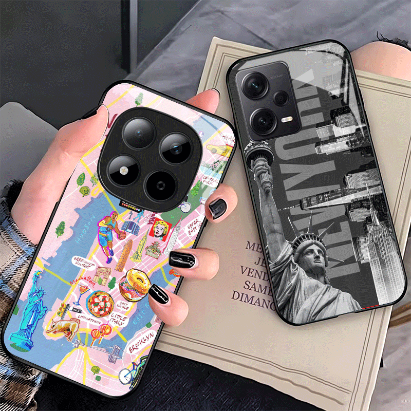 뉴욕시 유리 폰 케이스 (샤오미 레드미 노트 15 14 - Phone Cases York 리뷰 및 가격