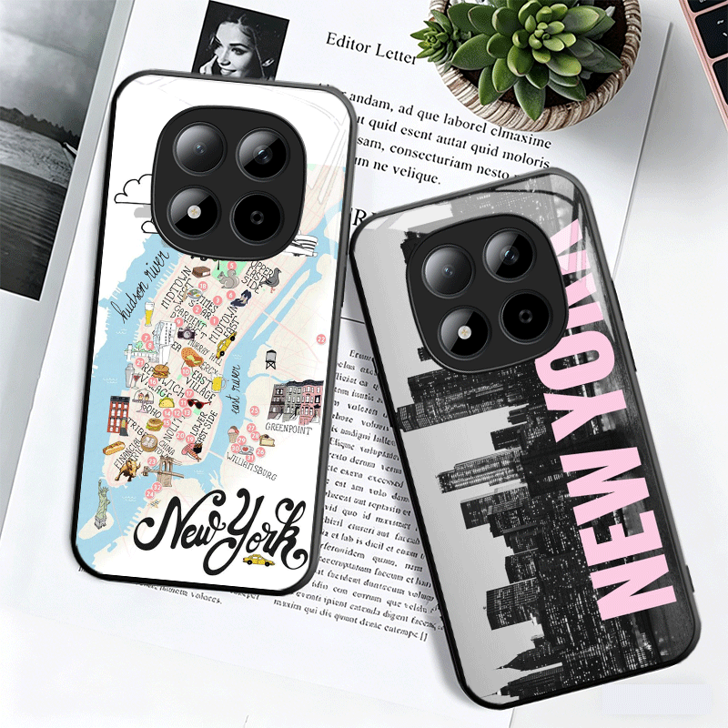 뉴욕시 유리 폰 케이스 (샤오미 레드미 노트 15 14 - Phone Cases York 리뷰 및 가격