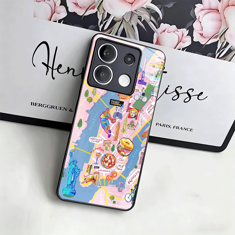 뉴욕시 유리 폰 케이스 (샤오미 레드미 노트 15 14 - Phone Cases York 리뷰 및 가격