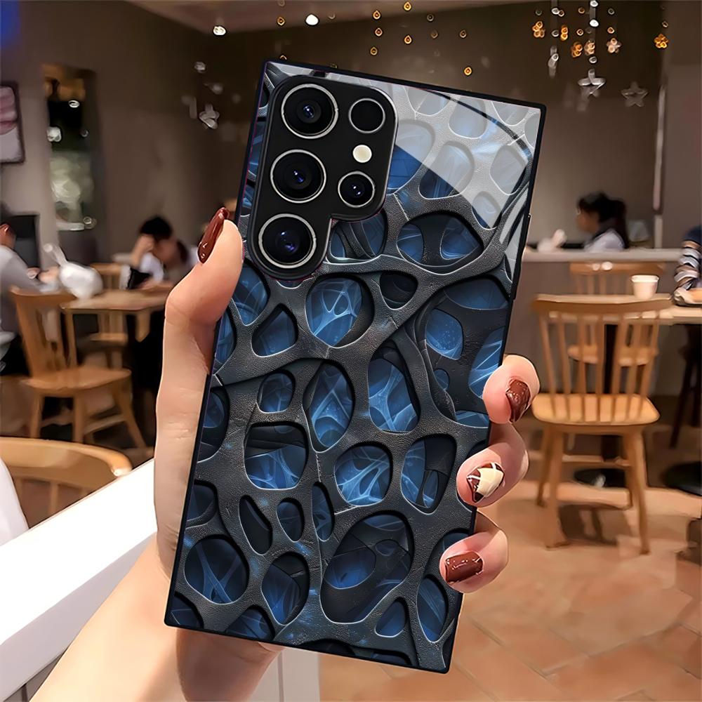 시원한 블루 허니콤 글래스 폰 케이스 삼성 갤럭시 S2 - Phone Cases Blue 리뷰 및 가격