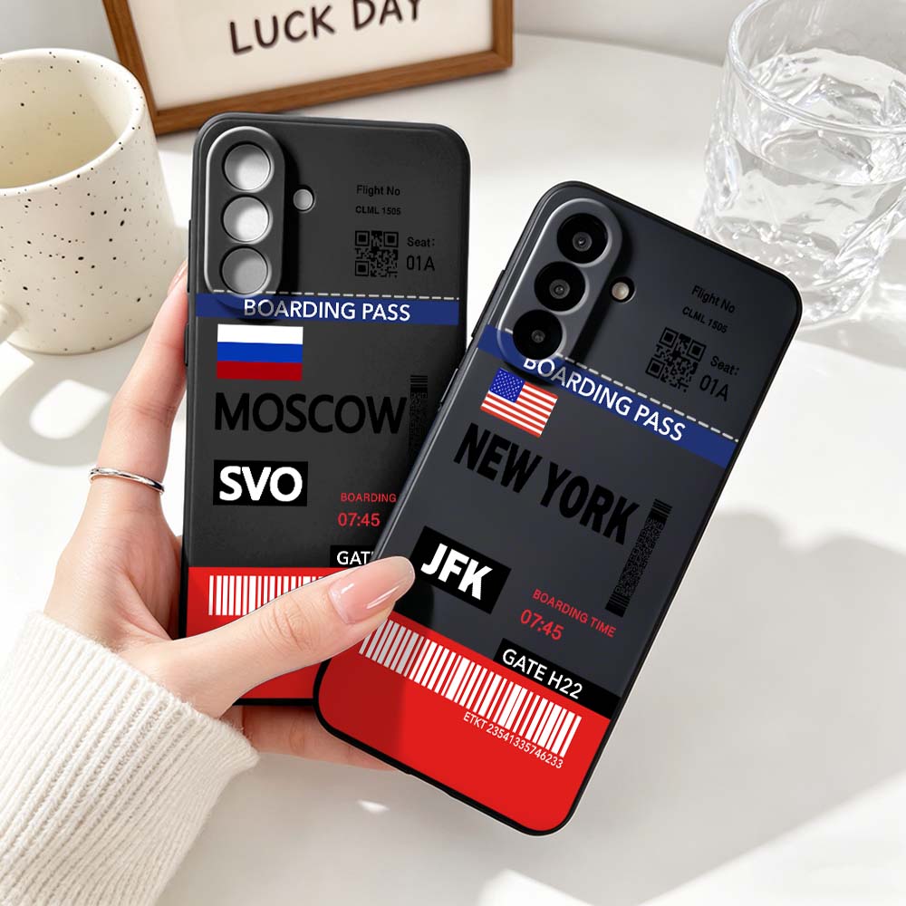 여행 티켓 뉴욕 모스크바 폰 케이스 삼성 A04 A05 - Phone Cases York 리뷰 및 가격