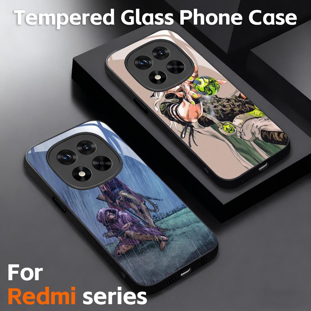 애니메이션 JOJO 스틸 볼 런 멋진 폰 케이스 강화유 - Phone Cases Xiaomi 리뷰 및 가격