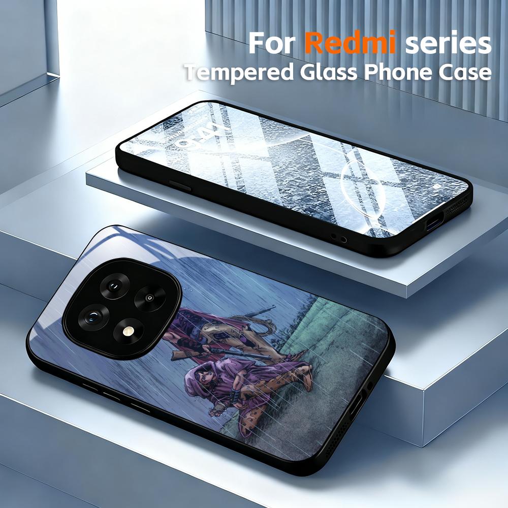 애니메이션 JOJO 스틸 볼 런 멋진 폰 케이스 강화유 - Phone Cases Xiaomi 리뷰 및 가격