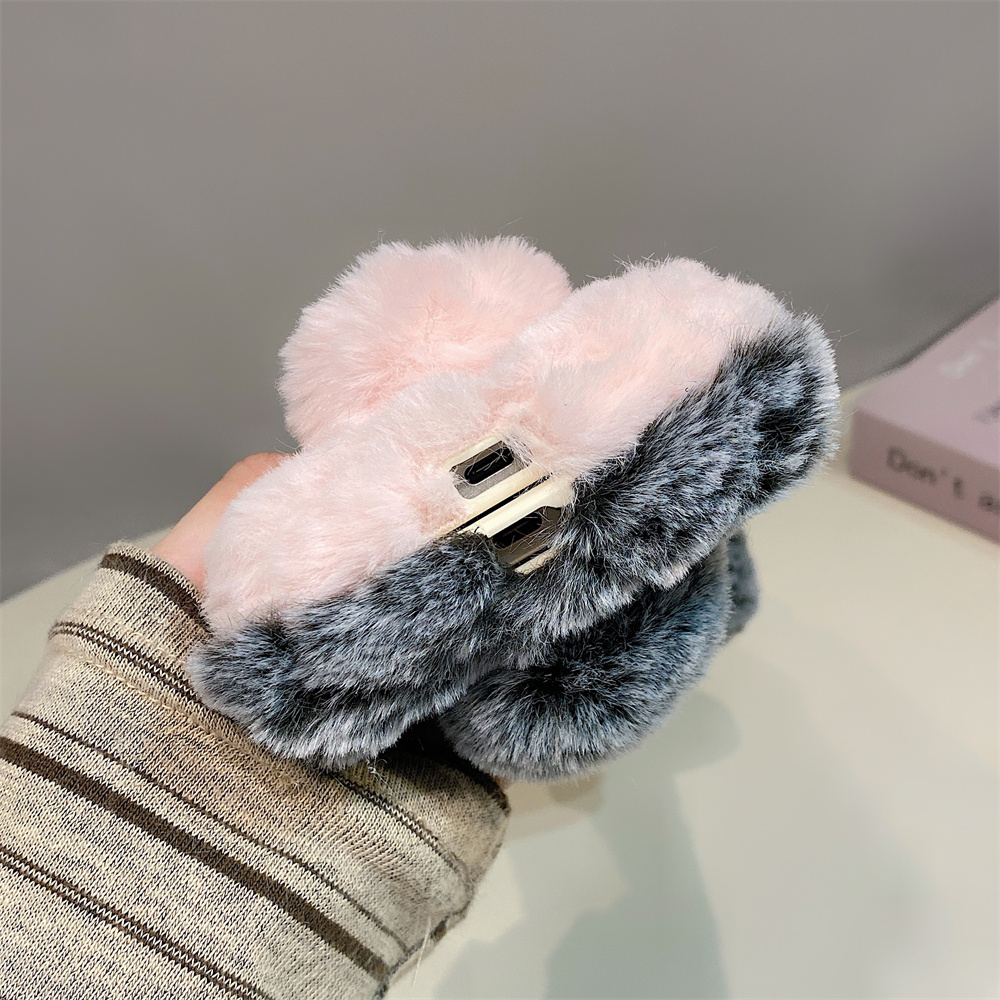 귀여운 토끼 귀 플러피 스탠드 폰 케이스 삼성 갤럭시  - Phone Cases Cute 리뷰 및 가격