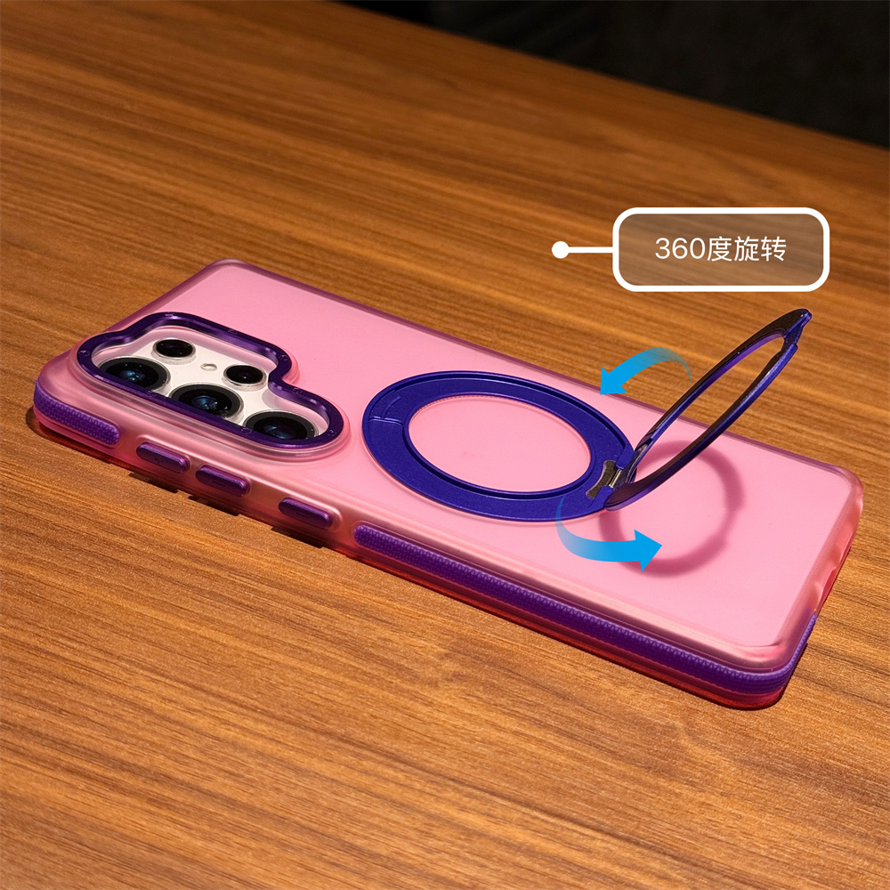 대비되는 색상의 360도 회전 마그네틱 맥세이프 링 스 - Ring Stand Case 리뷰 및 가격