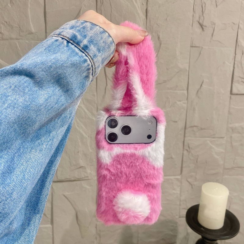 귀여운 토끼 디자인 폭신한 폰 케이스 아이폰 17 16 - Phone Cases Iphone 17 리뷰 및 가격