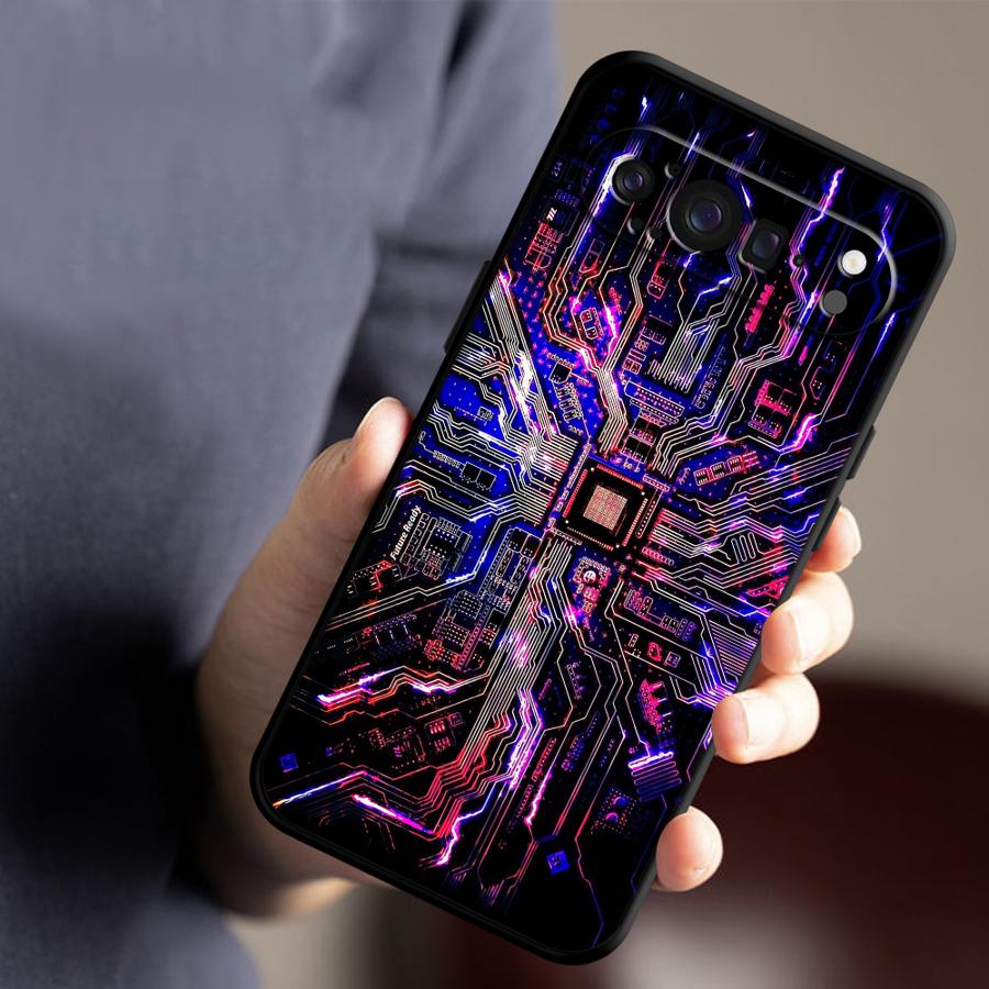 레트로 회로 기판 디자인 펀다 폰 커버 케이스 (구글  - Phone Cases Pixel 9A 리뷰 및 가격