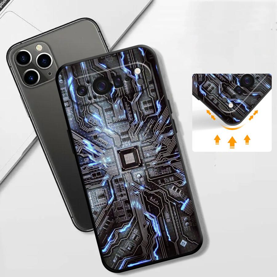 레트로 회로 기판 디자인 펀다 폰 커버 케이스 (구글  - Phone Cases Pixel 9A 리뷰 및 가격