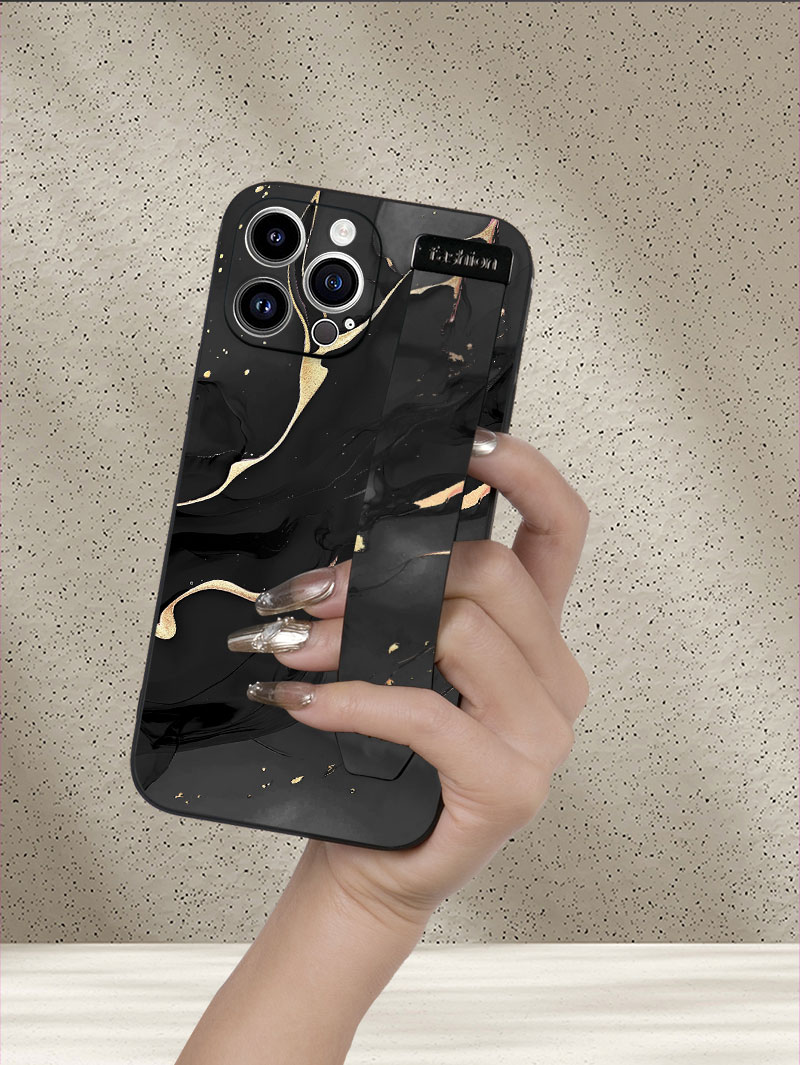 럭셔리 리퀴드 실리콘 대리석 패턴 손목 스트랩 폰 케이 - Phone Cases With Loop 리뷰 및 가격