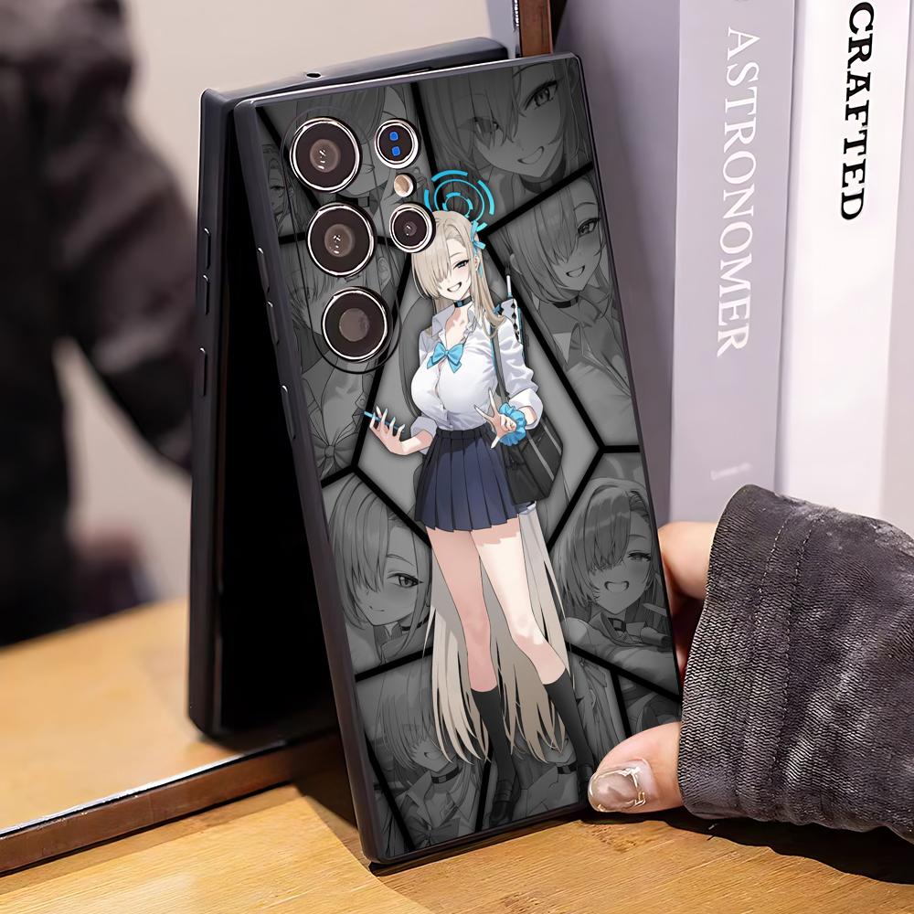 핫 블루 아카이브 그릴 아스나 폰 케이스 삼성 갤럭시  - Phone Cases Blue 리뷰 및 가격