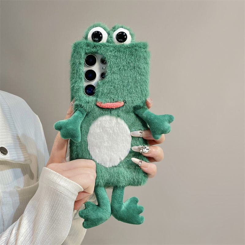 봉제 개구리 폰 케이스, 귀여운 녹색 동물 3D 부드러 - Phone Cases Cute 리뷰 및 가격