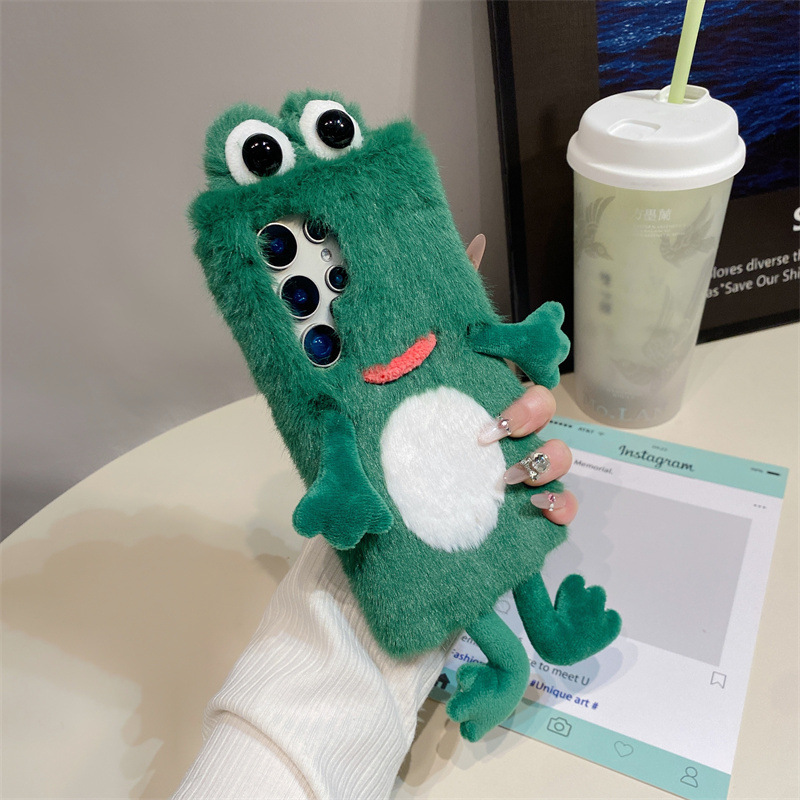 봉제 개구리 폰 케이스, 귀여운 녹색 동물 3D 부드러 - Phone Cases Cute 리뷰 및 가격