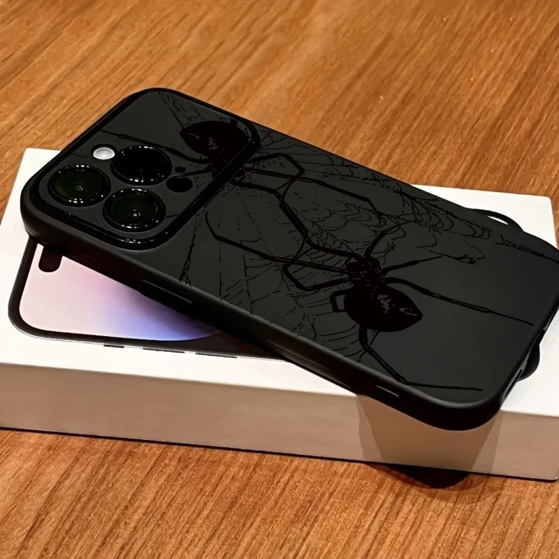 멋진 블랙 스파이더 패턴 아이폰 11 12 13 14  - Phone Cases Otterbox 리뷰 및 가격